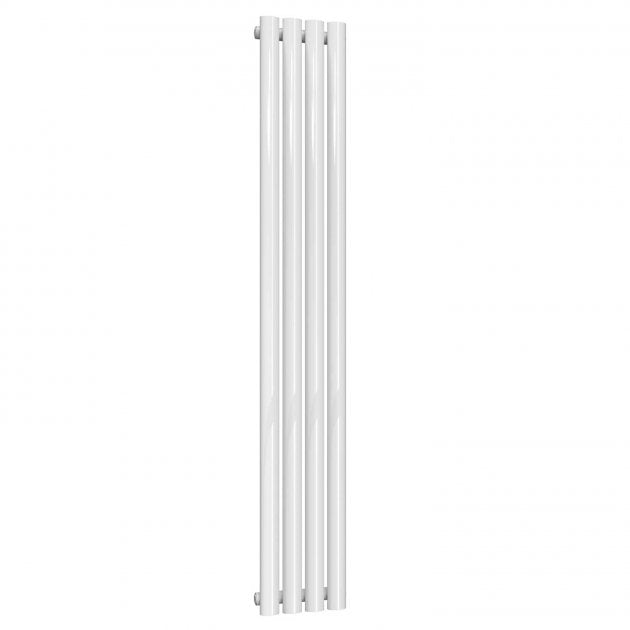 Reina Neva 1500mm High x 236mm Wide Single Designer Radiator - White - RND - NV2315W - TAP 'N' SHOWER