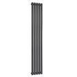 Reina Neva Modern Single Designer Vertical Radiator 1800mm High x 295mm Wide - Anthracite - RND-NV2918A