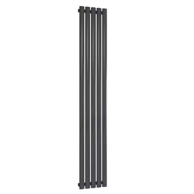 Reina Neva Modern Single Designer Vertical Radiator 1800mm High x 295mm Wide - Anthracite - RND - NV2918A - TAP 'N' SHOWER