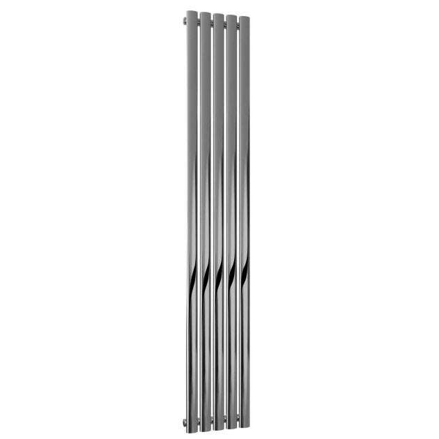 Reina Neva Single Designer Radiator 1800mm High x 295mm Wide - Chrome - RND - NV2918C - TAP 'N' SHOWER