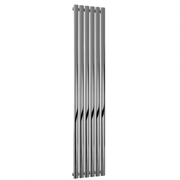 Reina Neva 1800mm High x 354mm Wide Single Designer Radiator - Chrome - RND - NV3518C - TAP 'N' SHOWER