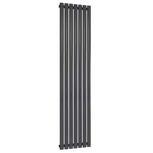 Reina Neva Modern Single Designer Vertical Radiator 1800mm High x 413mm Wide - Anthracite - RND - NV4118A - TAP 'N' SHOWER