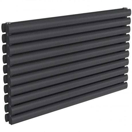 Reina Nevah Modern Double Designer Horizontal Radiator 590mm High x 1000mm Wide - Anthracite - RND-NVH510DA