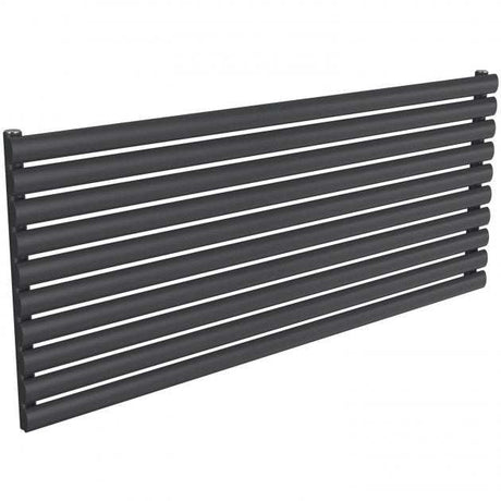 Reina Nevah Modern Single Designer Horizontal Radiator 590mm High x 1400mm Wide - Anthracite - RND-NVH514SA