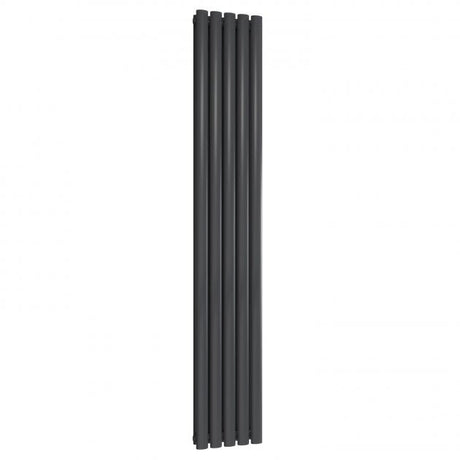 Reina Neval Double 1800mm High x 286mm Wide Vertical Aluminium Radiator - Anthracite - A - NVL18028DA - TAP 'N' SHOWER