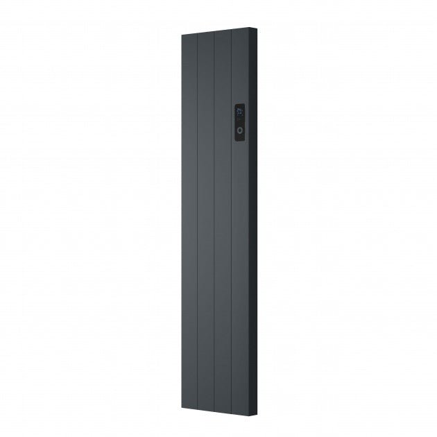 Reina Nika Designer 1600mm High x 362mm Wide Electric Vertical Radiator - Anthracite - DE - NIK100VA - TAP 'N' SHOWER