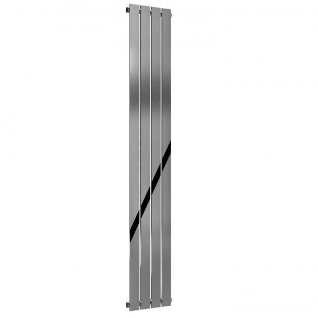 Reina Osimo Modern Designer Vertical Radiator 1800mm High x 290mm Wide - Chromne - RND - OSM2918 - TAP 'N' SHOWER