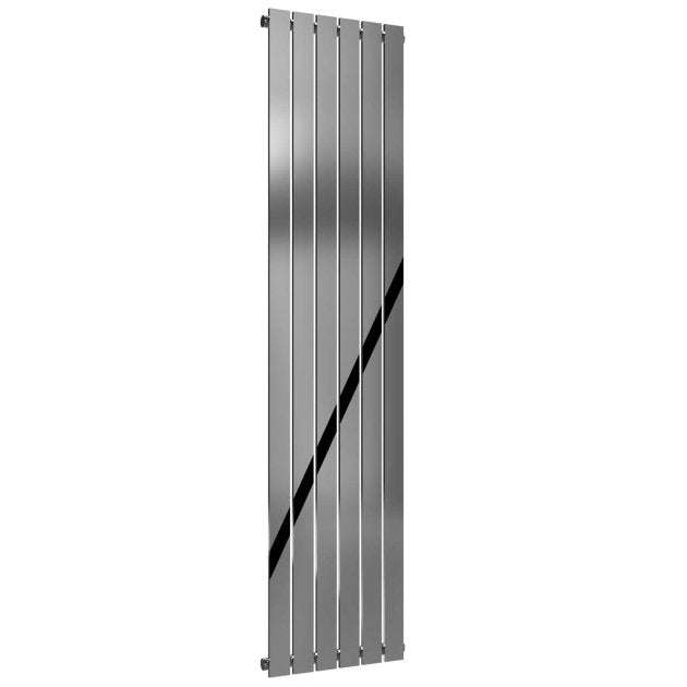 Reina Osimo Modern Designer Vertical Radiator 1800mm High x 430mm Wide - Chromne - RND - OSM4318 - TAP 'N' SHOWER