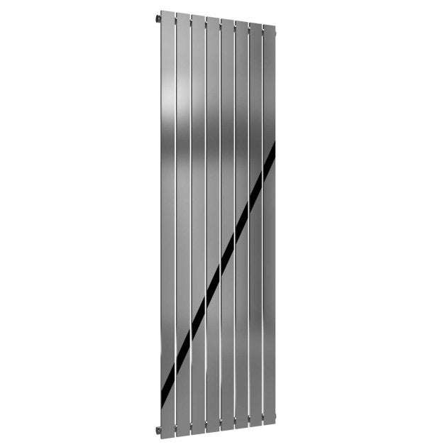 Reina Osimo Modern Designer Vertical Radiator1800mm High x 570mm Wide - Chromne - RND - OSM5718 - TAP 'N' SHOWER