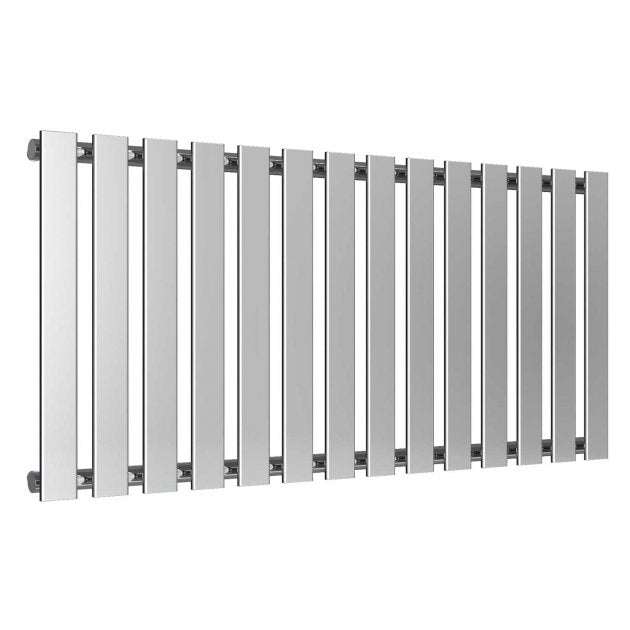 Reina Pienza Modern Designer Horizontal Radiator 550mm High x 1165mm Wide Chromne - RND - PNZ1165 - TAP 'N' SHOWER