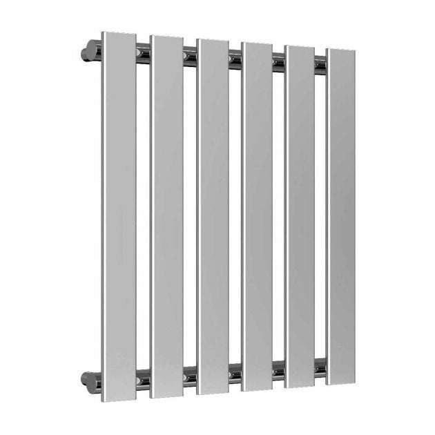 Reina Pienza Modern Designer Horizontal Radiator 550mm High x 485mm Wide - Chromne - RND - PNZ485 - TAP 'N' SHOWER