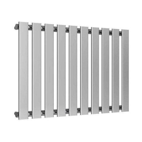 Reina Pienza Modern Designer Horizontal Radiator 550mm High x 825mm Wide - Chromne - RND-PNZ825
