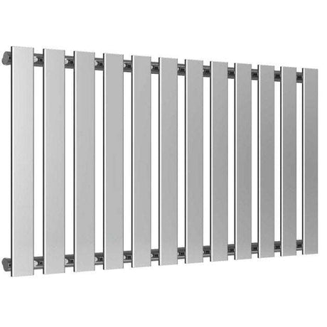 Reina Pienza Modern Designer Horizontal Radiator 550mm High x 995mm Wide - Chromne - RND-PNZ995