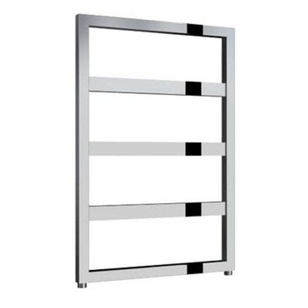 Reina Rezzo Designer Heated Towel Rail 740mm High x 550mm Wide Chromne - RND - REZ074055 - TAP 'N' SHOWER