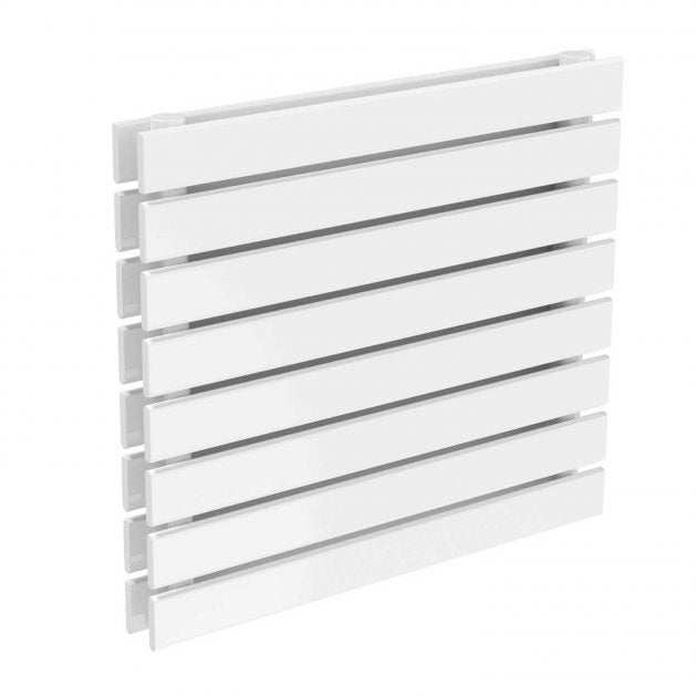 Reina Rione Designer  Modern Double Horizontal Radiator 550mm High x 600mm Wide - White - RND-RNE600D