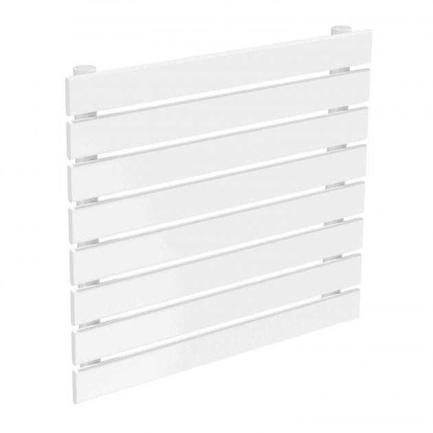 Reina Rione Modern Designer Single Horizontal Radiator 550mm High x 800mm Wide - White - RND-RNE800
