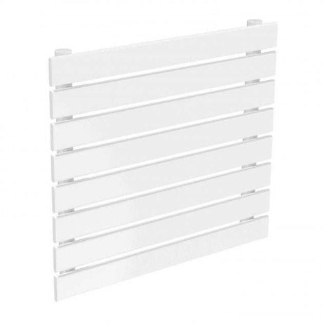 Reina Rione Modern Designer Single Horizontal Radiator 550mm High x 800mm Wide - White - RND-RNE800