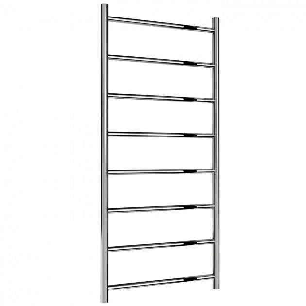 Reina Savio Designer 1080mm High x 500mm Wide Heated Towel Rail - Polished Stainless Steel - RNS - SVO108 - TAP 'N' SHOWER