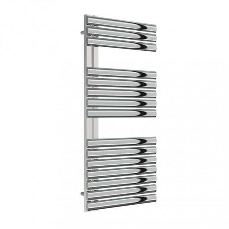 Reina Scalo Designer Stainless Steel Heated Towel Rail 1120mm High x 500mm Wide - Polished  - RNS-SC512P