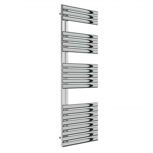 Reina Scalo Designer Stainless Steel Heated Towel Rail 1535mm High x 500mm Wide - Polished - RNS-SC515P