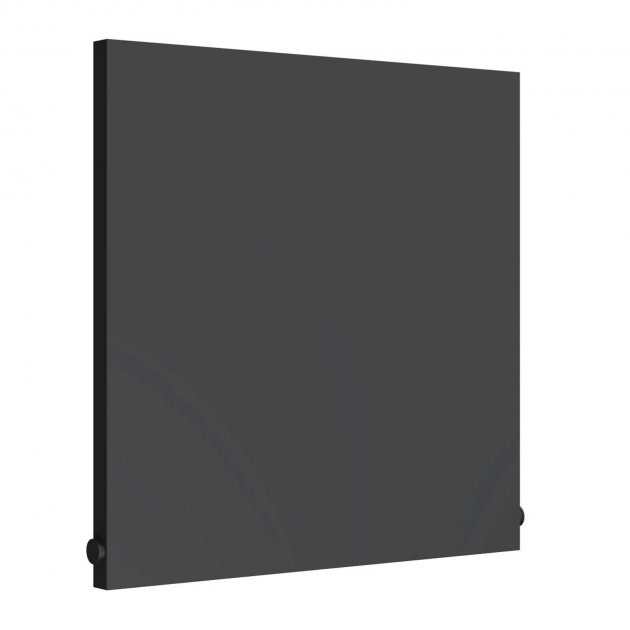 Reina Slimline Horizontal Designer Modern Radiator 600mm High x 600mm Wide - Anthracite - RND - SLN06006A - TAP 'N' SHOWER