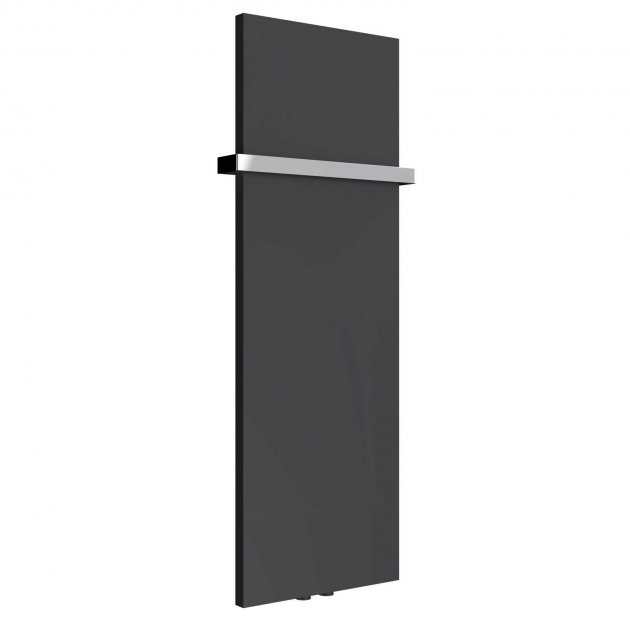 Reina Slimline Designer Modern Vertical Radiator 1170mm High x 400mm Wide - Anthracite - RND - SLN11704A - TAP 'N' SHOWER