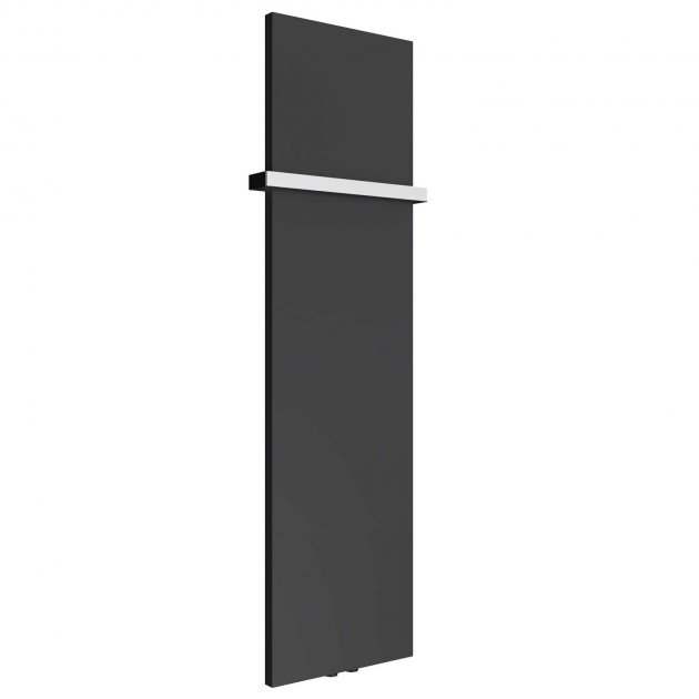 Reina Slimline Vertical Designer Flat Panel Radiator 1470mm High x 400mm Wide - Anthracite - RND - SLN14704A - TAP 'N' SHOWER