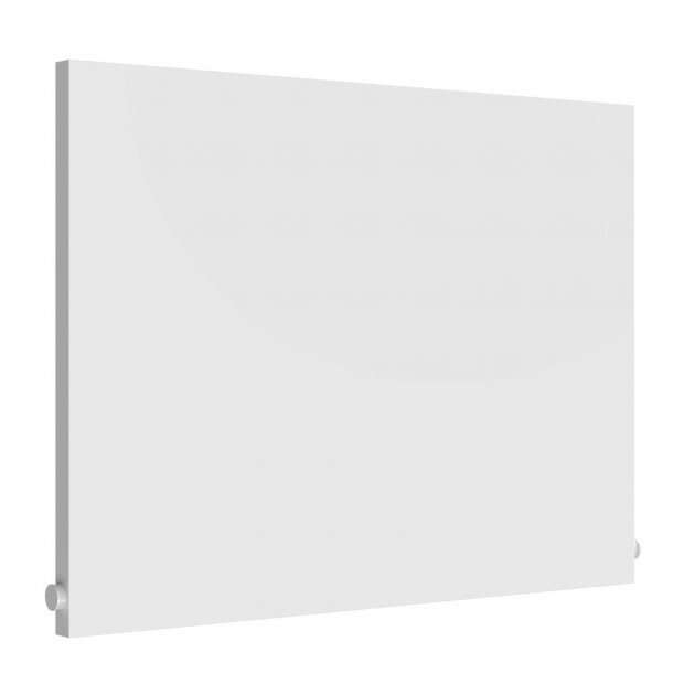 Reina Slimline Horizontal Designer Modern Radiator 600mm High x 800mm Wide - White - RND-SLN06008W