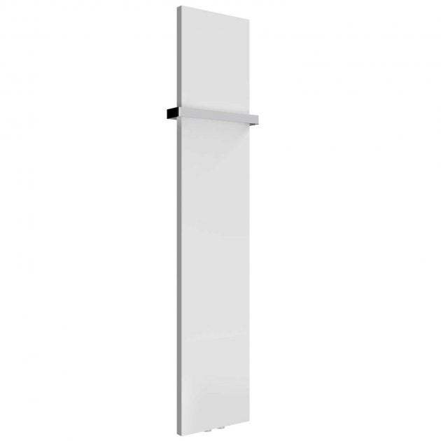 Reina Slimline Vertical Designer Modern Radiator 1470mm High x 300mm Wide - White - RND - SLN14703W - TAP 'N' SHOWER