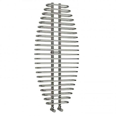 Reina Teano Designer Modern Heated Towel Rail 1300mm High x 600mm Wide - Chromne - RND-TEN6130