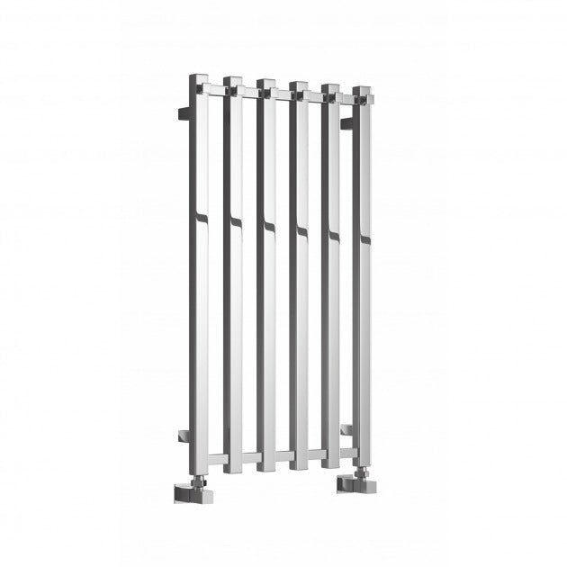 Reina Todi 800mm High x 415mm Wide Designer Heated Towel Rail - Chrome - RND - TDI080041 - TAP 'N' SHOWER