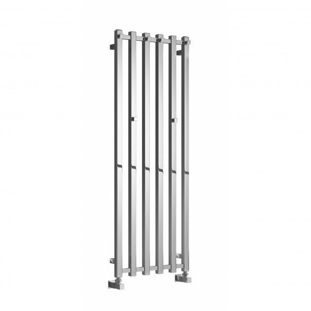 Reina Todi 1200mm High x 415mm Wide Designer Heated Towel Rail - Chrome - RND - TDI120041 - TAP 'N' SHOWER