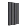 Reina Vicari Aluminium Single Double Radiator 600mm High x 400mm Wide - Anthracite - A-VCR060040SA