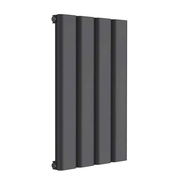 Reina Vicari Aluminium Single Double Radiator 600mm High x 400mm Wide - Anthracite - A - VCR060040SA - TAP 'N' SHOWER