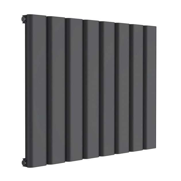 Reina Vicari Aluminium Single Double Radiator 600mm High x 800mm Wide - Anthracite - A - VCR060080SA - TAP 'N' SHOWER