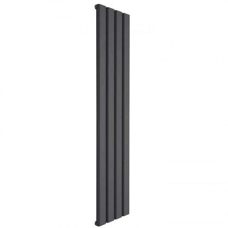 Reina Vicari Aluminium Single Vertical Radiator 1800mm High x 400mm Wide - Anthracite - A-VCR180040SA