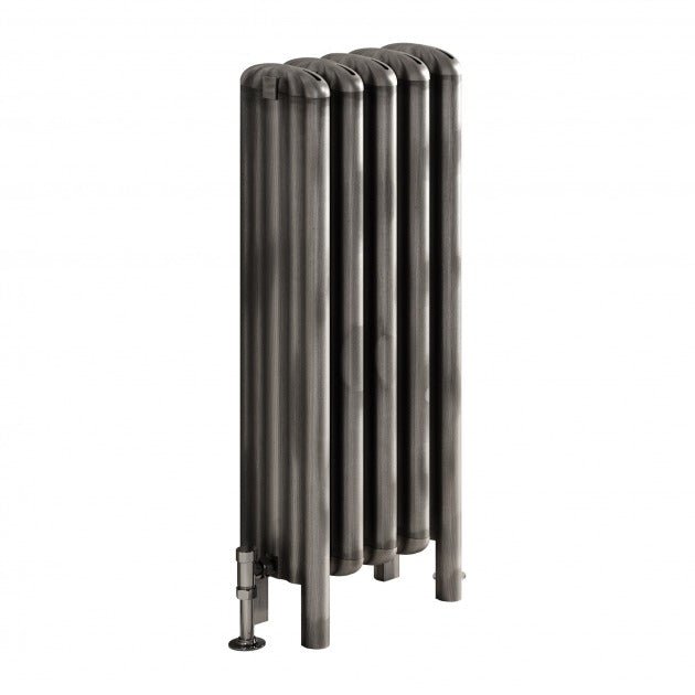 Reina Winchester Horizontal 760mm High x 310mm Wide Aluminium Radiator - Antique Silver - A - WCH7031S - TAP 'N' SHOWER