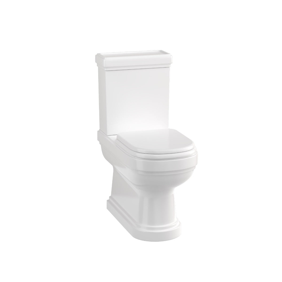 Burlington Riviera Close Coupled Cistern with Fittings (WC Pan & Toilet Seat NOT Included) - RIV11 - TAP 'N' SHOWER