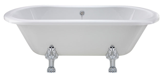 Launde Abbey Double Ended Freestanding Bath Pride Leg Set 1500mm - White - TAP 'N' SHOWER