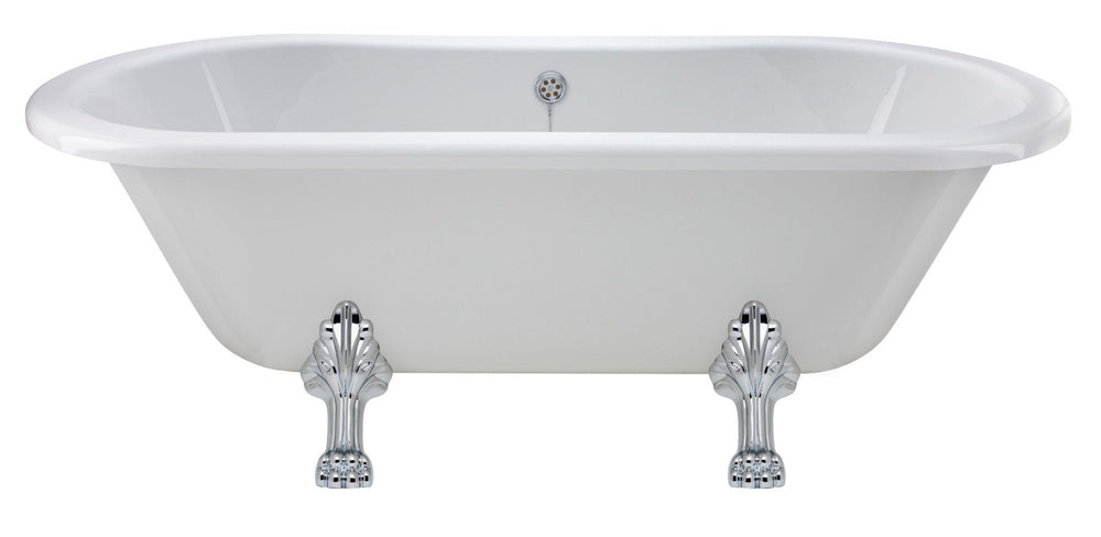 Launde Abbey Double Ended Freestanding Bath Pride Leg Set 1700mm - White - TAP 'N' SHOWER