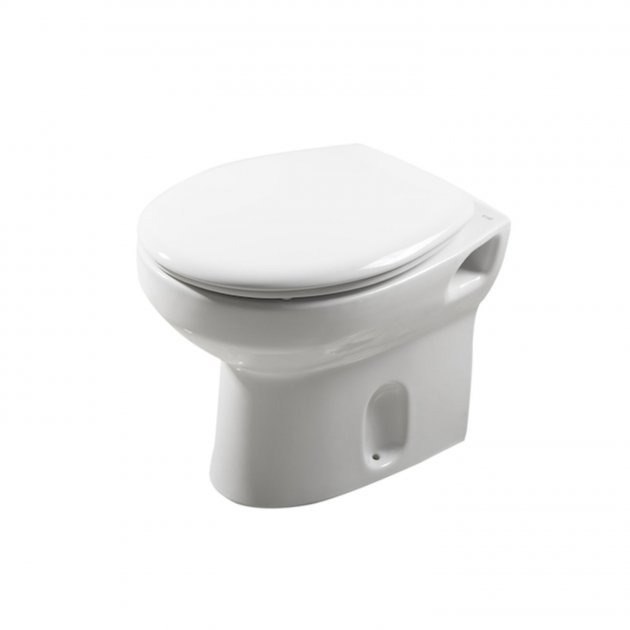 Roca Laura Back to Wall WC Pan 495mm - White - 347396000 - TAP 'N' SHOWER