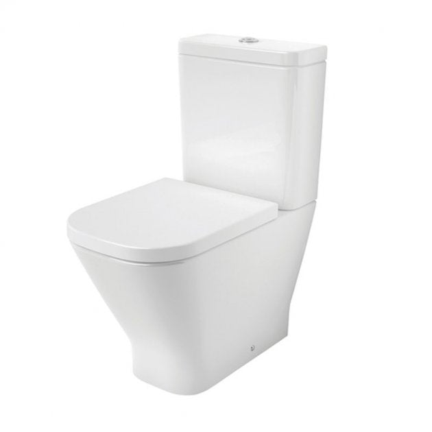 Roca The Gap Rimless Close Coupled WC Pan 600mm - White - 342737000 - TAP 'N' SHOWER