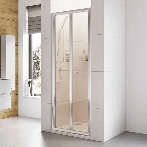 Roman Haven 1000mm x 1900mm Chrome Bi - Fold Shower Door - H3B10CS - TAP 'N' SHOWER