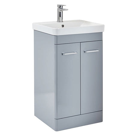 Scudo Rossini Floorstanding Unit 500mm x 800mm x 444mm - Pebble Grey - ROSSINI03 - TAP 'N' SHOWER
