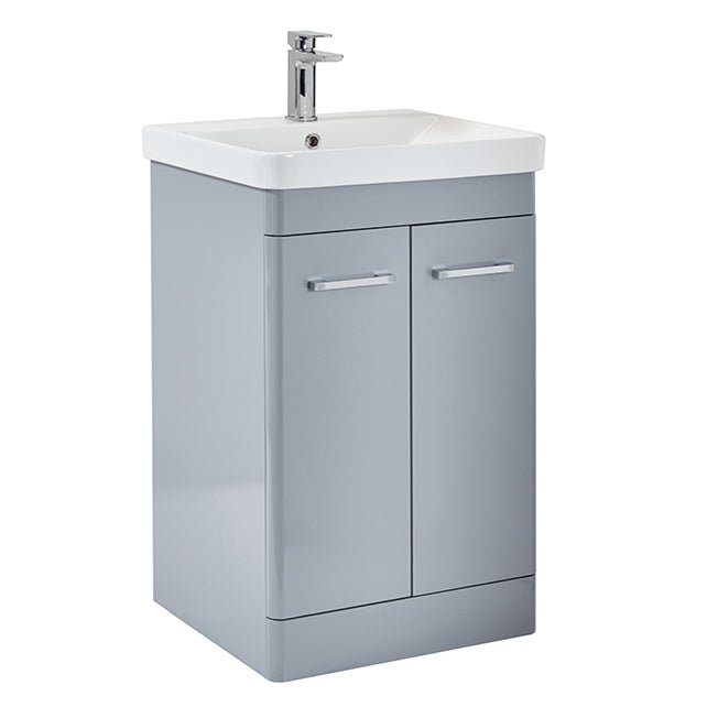 Scudo Rossini Floorstanding Unit 600mm x 800mm x 444mm - Pebble Grey - ROSSINI04 - TAP 'N' SHOWER