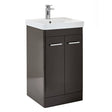 Scudo Rossini Floorstanding Unit 500mm x 800mm x 444mm - Wolf Grey - ROSSINI05 - TAP 'N' SHOWER