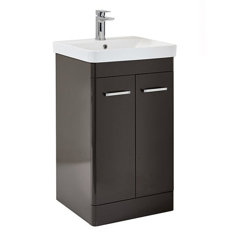 Scudo Rossini Floorstanding Unit 500mm x 800mm x 444mm - Wolf Grey - ROSSINI05 - TAP 'N' SHOWER