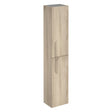 Royo Vitale Tall Wall Unit - Light Oak - RO125228 - TAP 'N' SHOWER