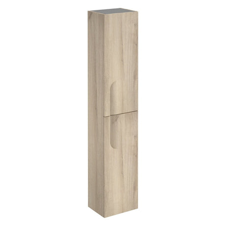 Royo Vitale Tall Wall Unit - Light Oak - RO125228 - TAP 'N' SHOWER
