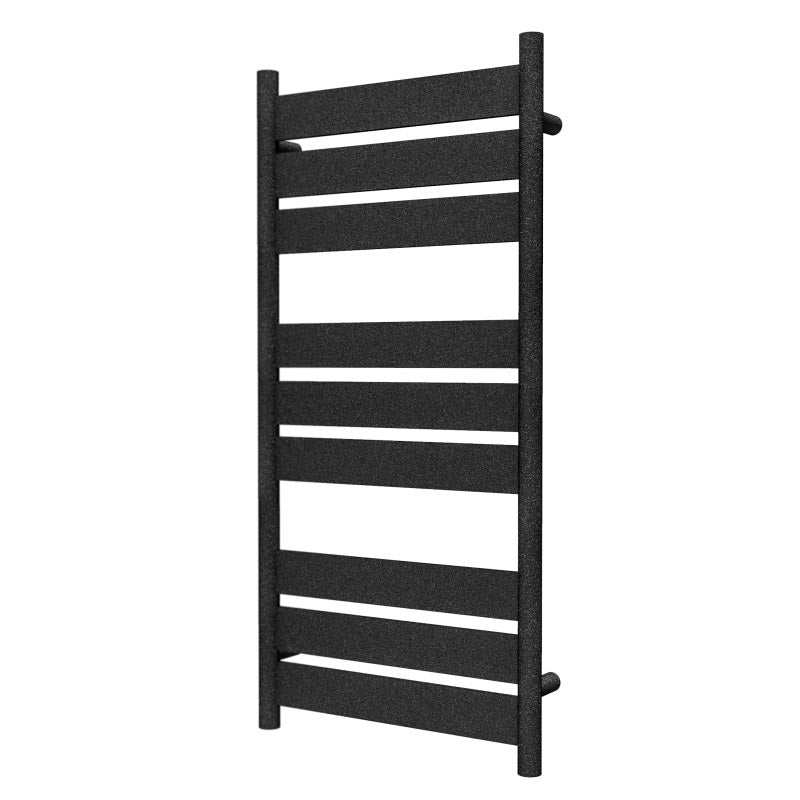 Radox Apollo 700mm H x 500mm W anthracite heated towel rail with modern designer flat panel bars